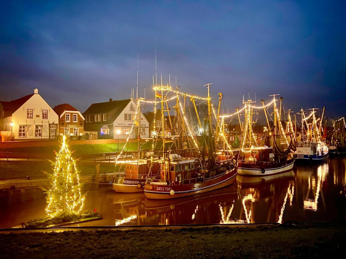 Bummert Am Hafen 3 Greetsiel Krummhörn Kültér fotó